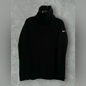 NIKE Turtleneck Fleece Pullover Sweatshirt Dri-Fit Side Zip